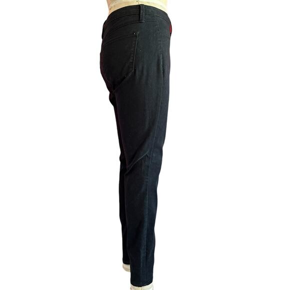 Womens Jegging Size 5 Black High Rise Soft Goth Business Casual Everyday Wear - Picture 3 of 6